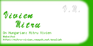 vivien mitru business card